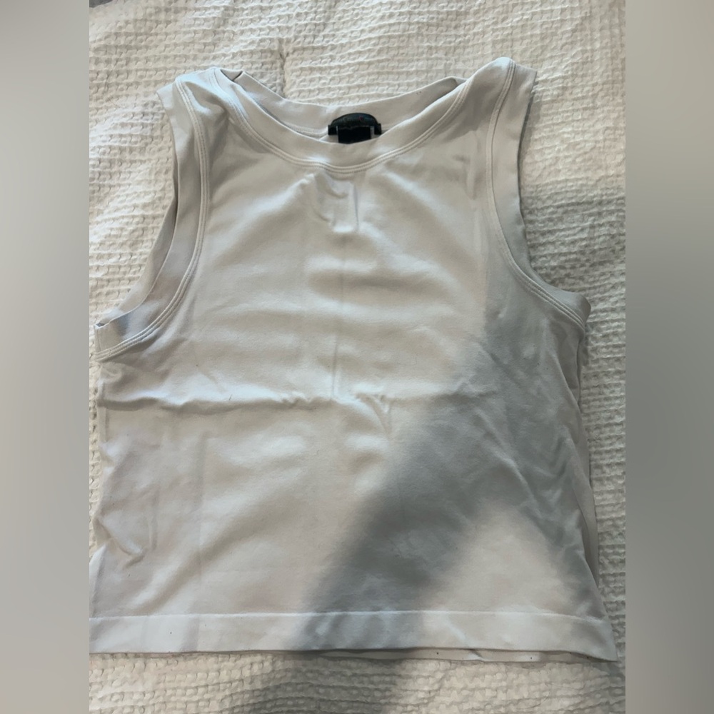 White tank top